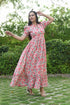 AAHELI PORTOFINO FLORAL FLARED DRESS AAHELI PORTOFINO FLORAL FLARED DRESS